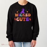 Wicked Cute Halloween Witch Women's Sweatshirt thumb 0