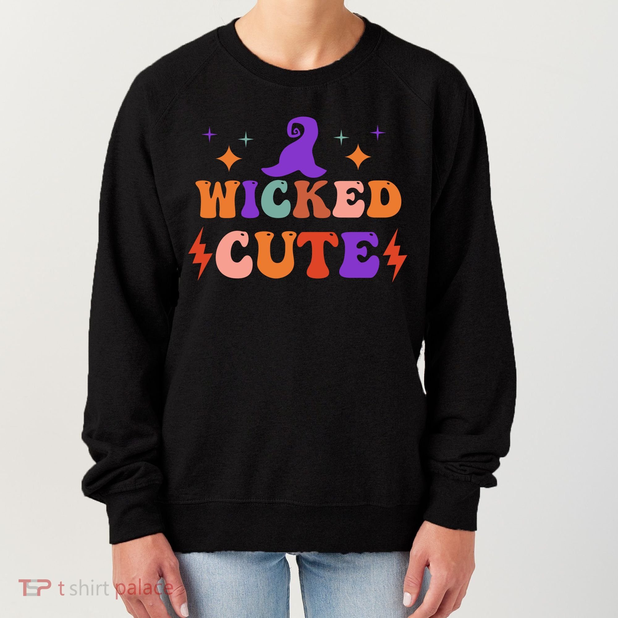 Wicked Cute Halloween Witch Women's Sweatshirt