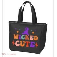 Wicked Cute Halloween Witch Tote Bag thumb 3