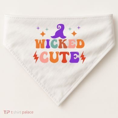 Wicked Cute Halloween Witch USA-Made Doggie Bandana
