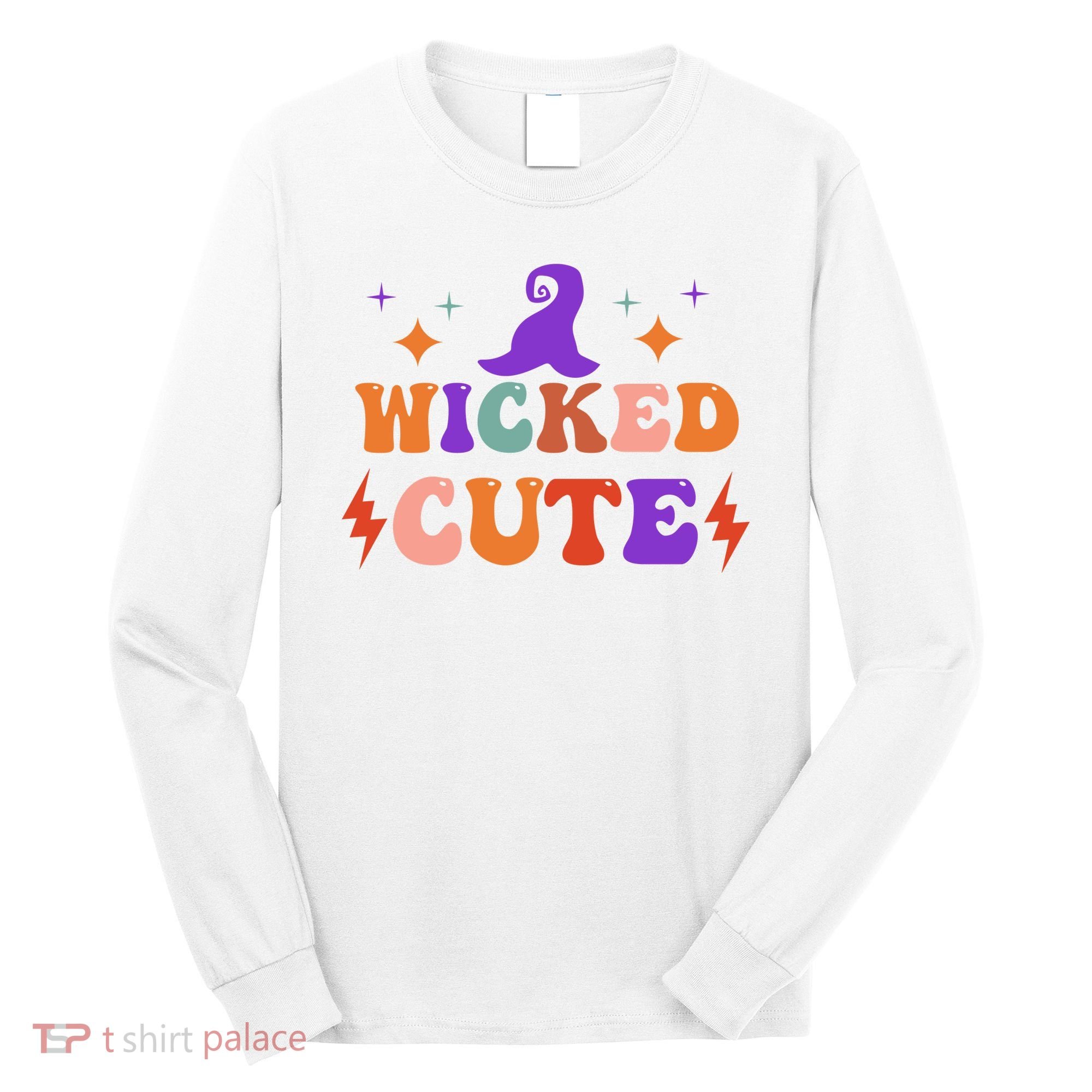 Wicked Cute Halloween Witch Long Sleeve Shirt
