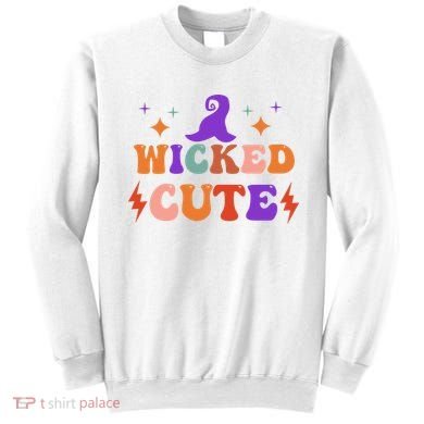 Wicked Cute Halloween Witch Sweatshirt