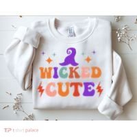 Wicked Cute Halloween Witch Sweatshirt thumb 2