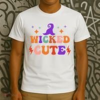 Wicked Cute Halloween Witch T-Shirt thumb 3