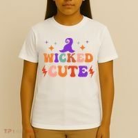 Wicked Cute Halloween Witch T-Shirt thumb 4
