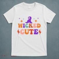 Wicked Cute Halloween Witch T-Shirt thumb 5