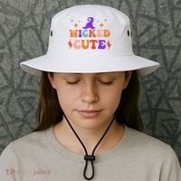 Wicked Cute Halloween Witch Bucket Hat thumb 3