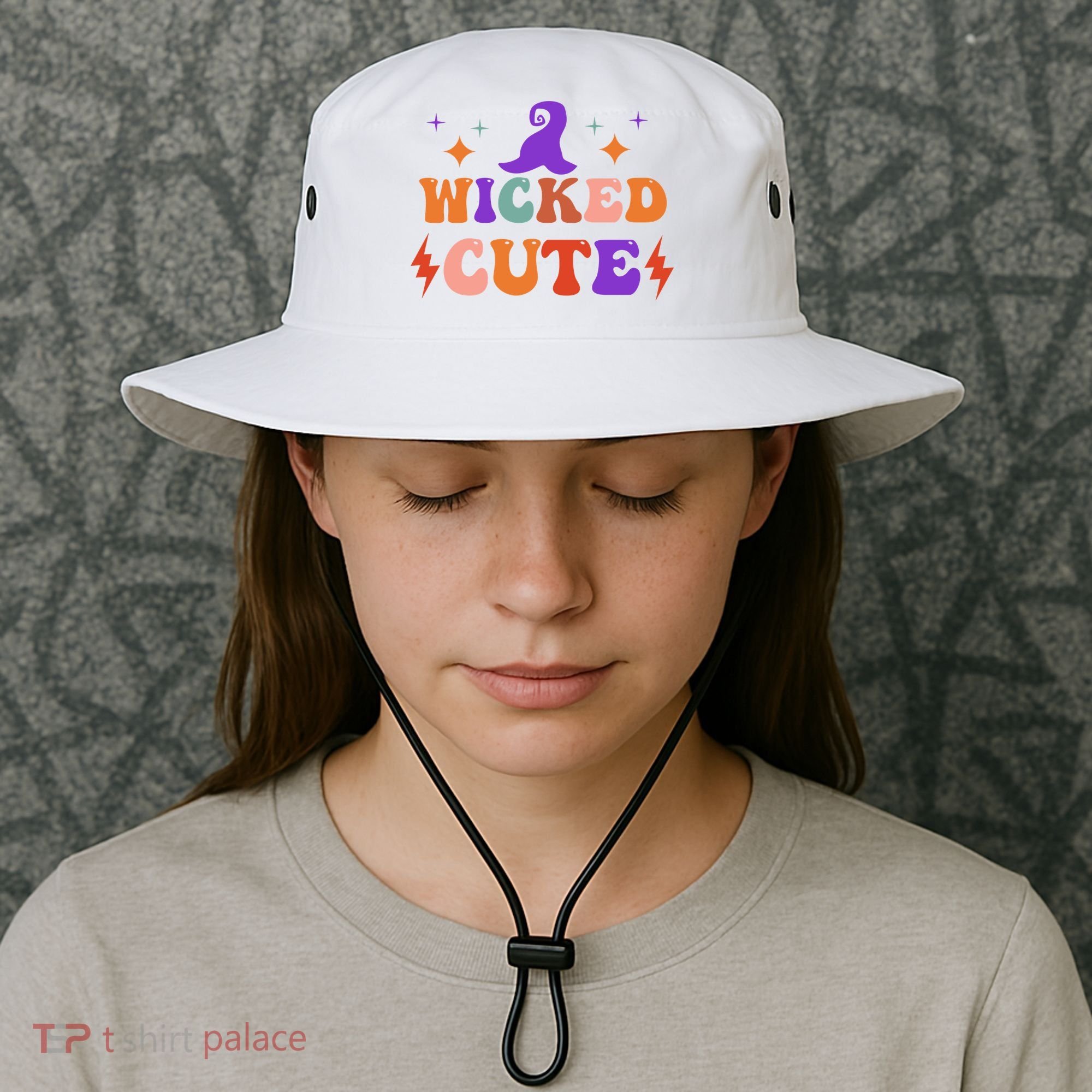 Wicked Cute Halloween Witch Bucket Hat
