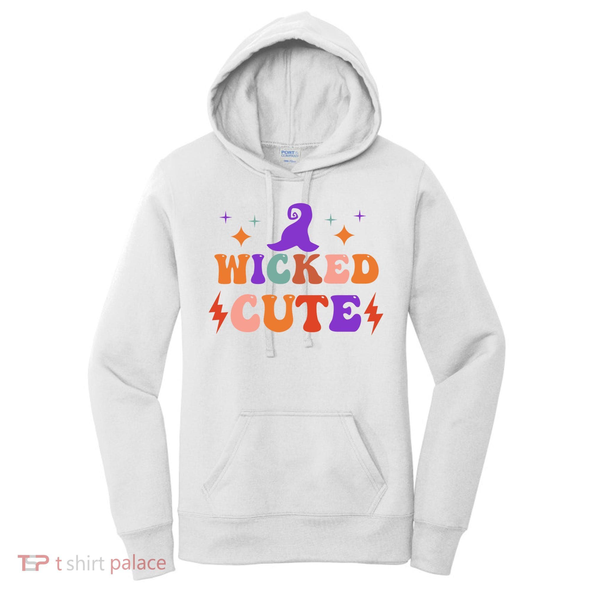 Wicked Cute Halloween Witch Women's Hoodie