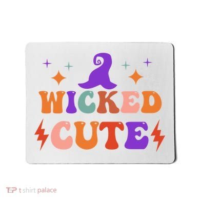 Wicked Cute Halloween Witch Mousepad