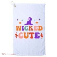 Wicked Cute Halloween Witch Golf Towel thumb 0
