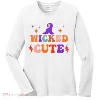 Wicked Cute Halloween Witch Women's Long Sleeve Shirt thumb 0