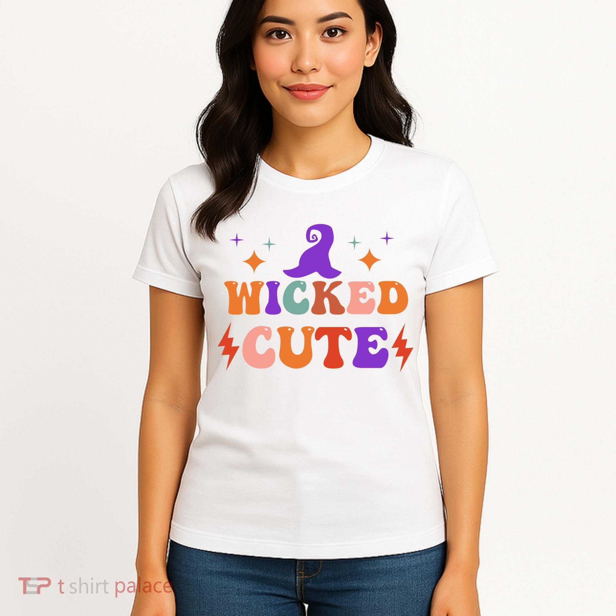 Wicked Cute Halloween Witch Women's T-Shirt
