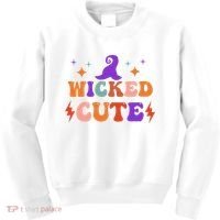Wicked Cute Halloween Witch Kids Sweatshirt thumb 0