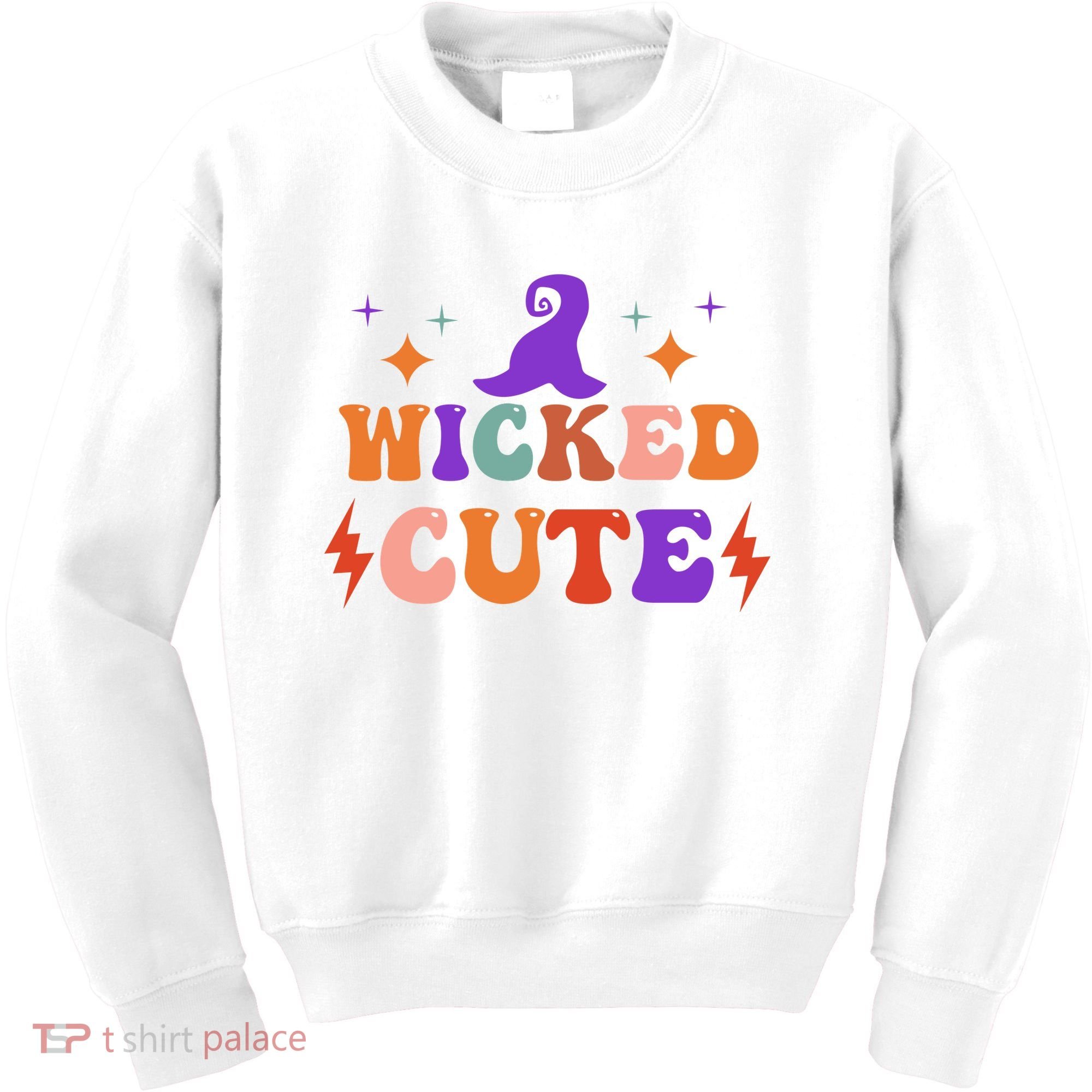 Wicked Cute Halloween Witch Kids Sweatshirt