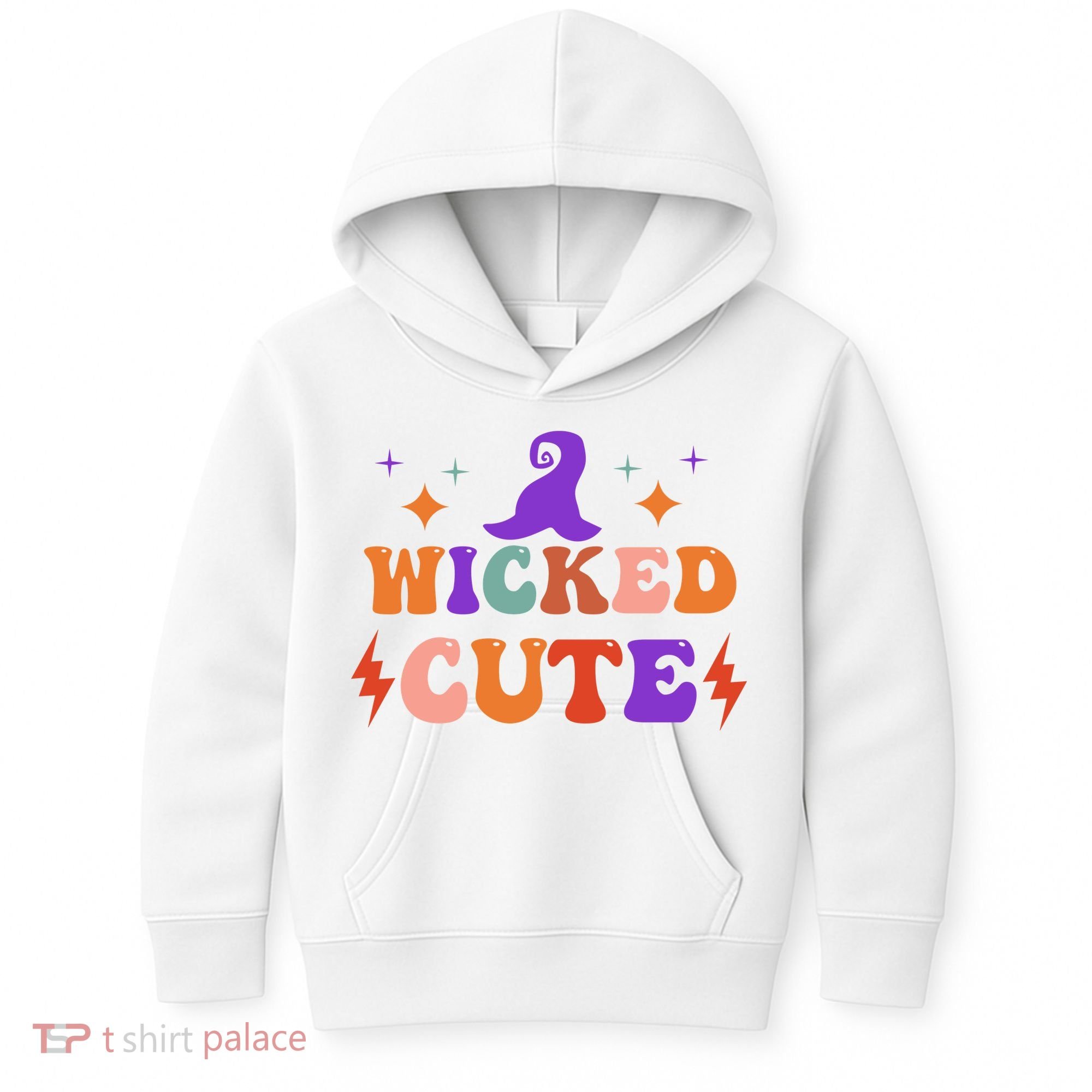 Wicked Cute Halloween Witch Kids Hoodie