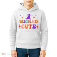Wicked Cute Halloween Witch Kids Hoodie thumb 4