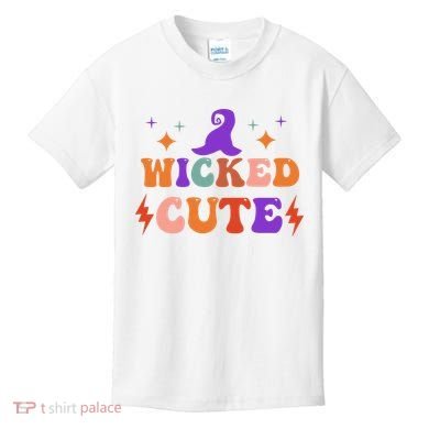 Wicked Cute Halloween Witch Kids T-Shirt