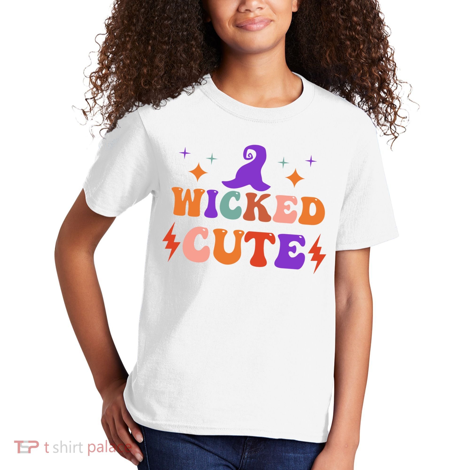 Wicked Cute Halloween Witch Kids T-Shirt