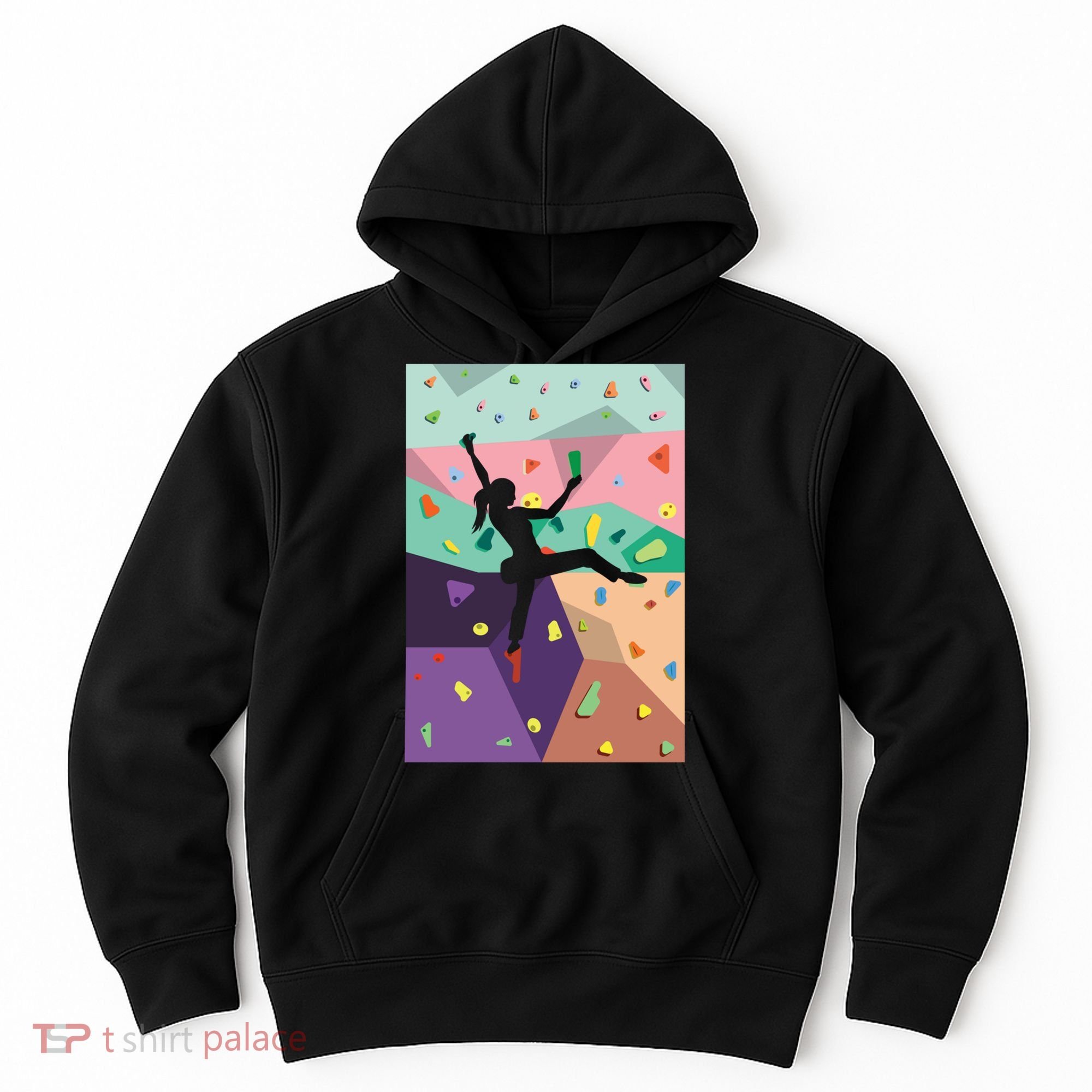 Wall Climbing Indoor Rock Climbers Action Sports Alpinism Gift Hoodie