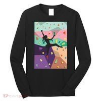 Wall Climbing Indoor Rock Climbers Action Sports Alpinism Gift Long Sleeve Shirt thumb 0