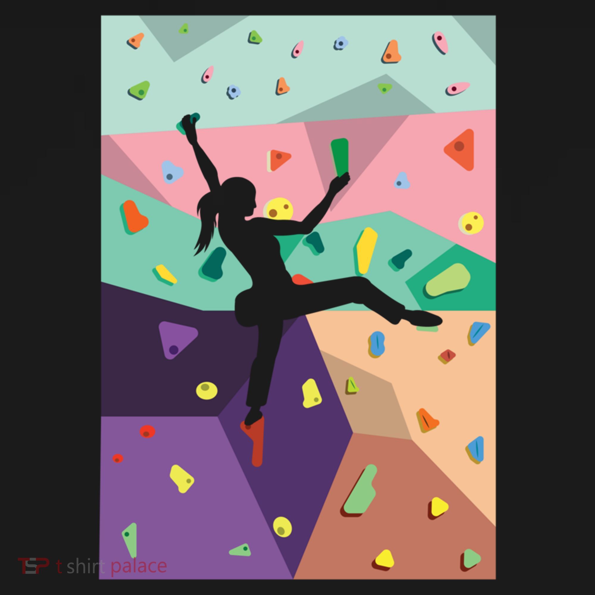 Wall Climbing Indoor Rock Climbers Action Sports Alpinism Gift Apron
