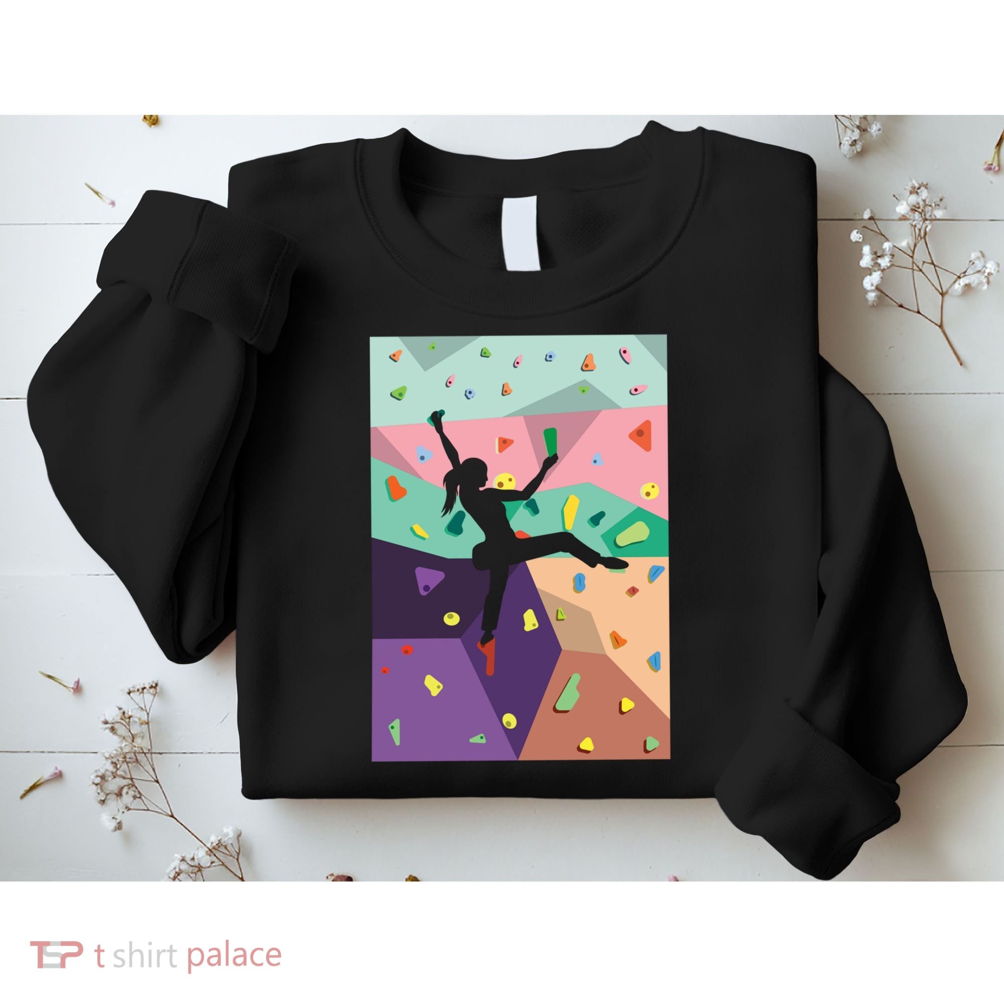 Wall Climbing Indoor Rock Climbers Action Sports Alpinism Gift Sweatshirt