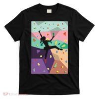 Wall Climbing Indoor Rock Climbers Action Sports Alpinism Gift T-Shirt thumb 0