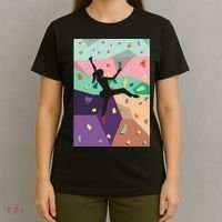 Wall Climbing Indoor Rock Climbers Action Sports Alpinism Gift T-Shirt thumb 4