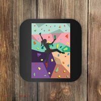 Wall Climbing Indoor Rock Climbers Action Sports Alpinism Gift Coaster thumb 0