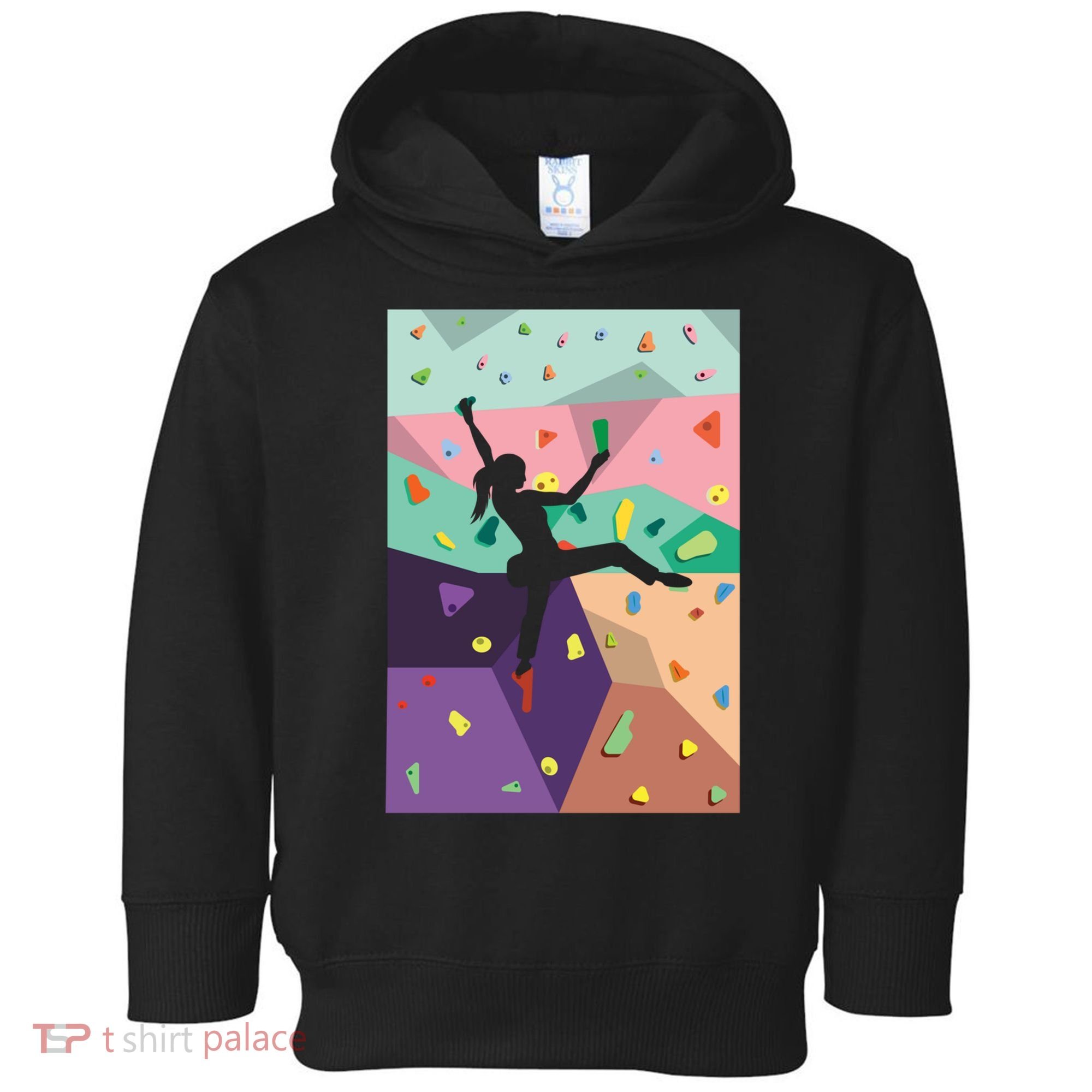 Wall Climbing Indoor Rock Climbers Action Sports Alpinism Gift Toddler Hoodie