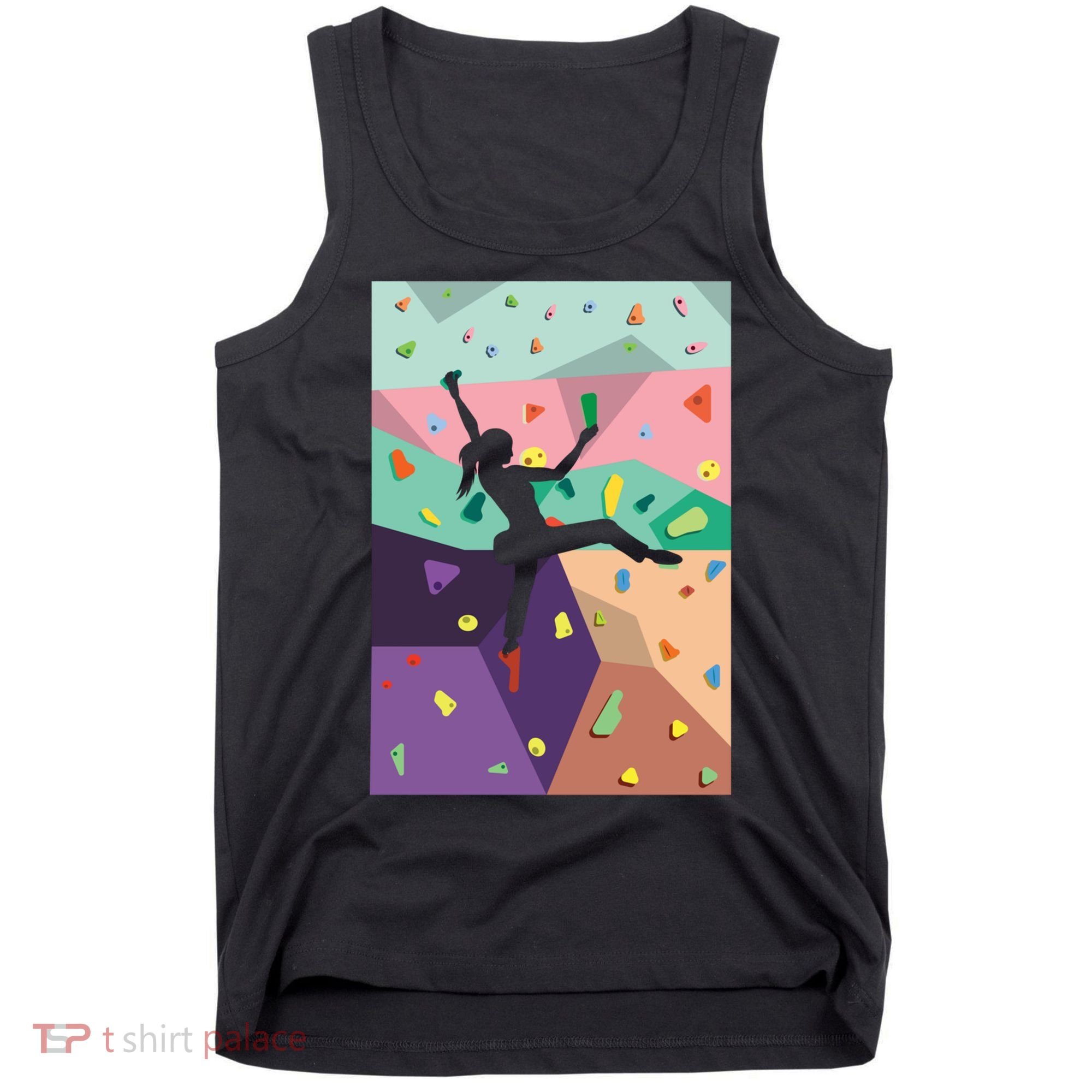 Wall Climbing Indoor Rock Climbers Action Sports Alpinism Gift Tank Top