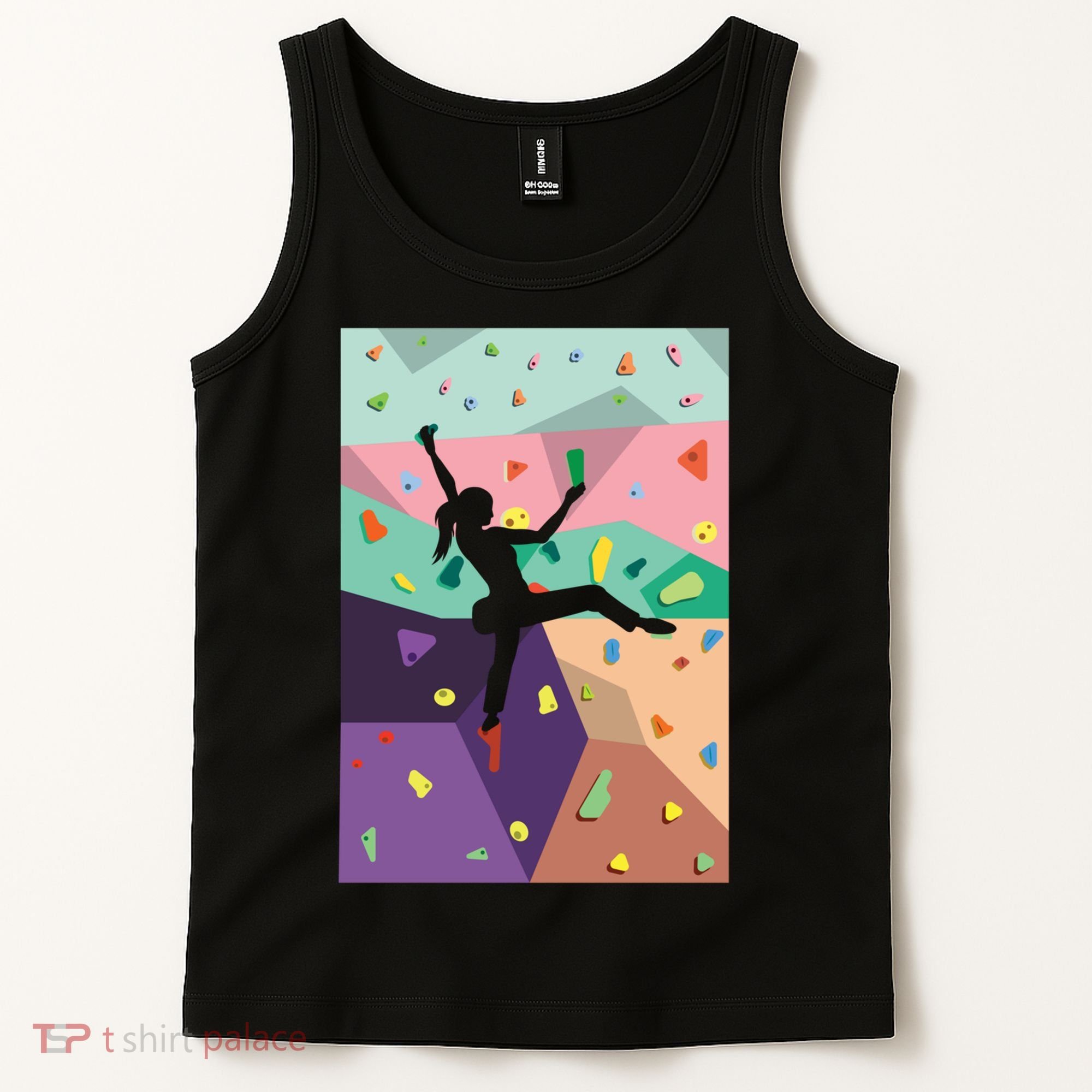 Wall Climbing Indoor Rock Climbers Action Sports Alpinism Gift Tank Top
