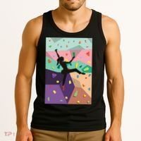 Wall Climbing Indoor Rock Climbers Action Sports Alpinism Gift Tank Top thumb 3