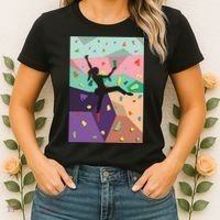 Wall Climbing Indoor Rock Climbers Action Sports Alpinism Gift Women's T-Shirt thumb 2
