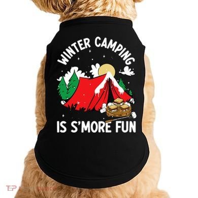 Winter Camping Is SMore Fun Smore Lover Campfire Vibes Camp Doggie Tank