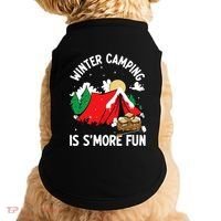 Winter Camping Is SMore Fun Smore Lover Campfire Vibes Camp Doggie Tank thumb 0