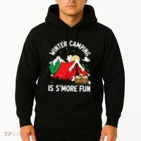 Winter Camping Is SMore Fun Smore Lover Campfire Vibes Camp Hoodie thumb 2