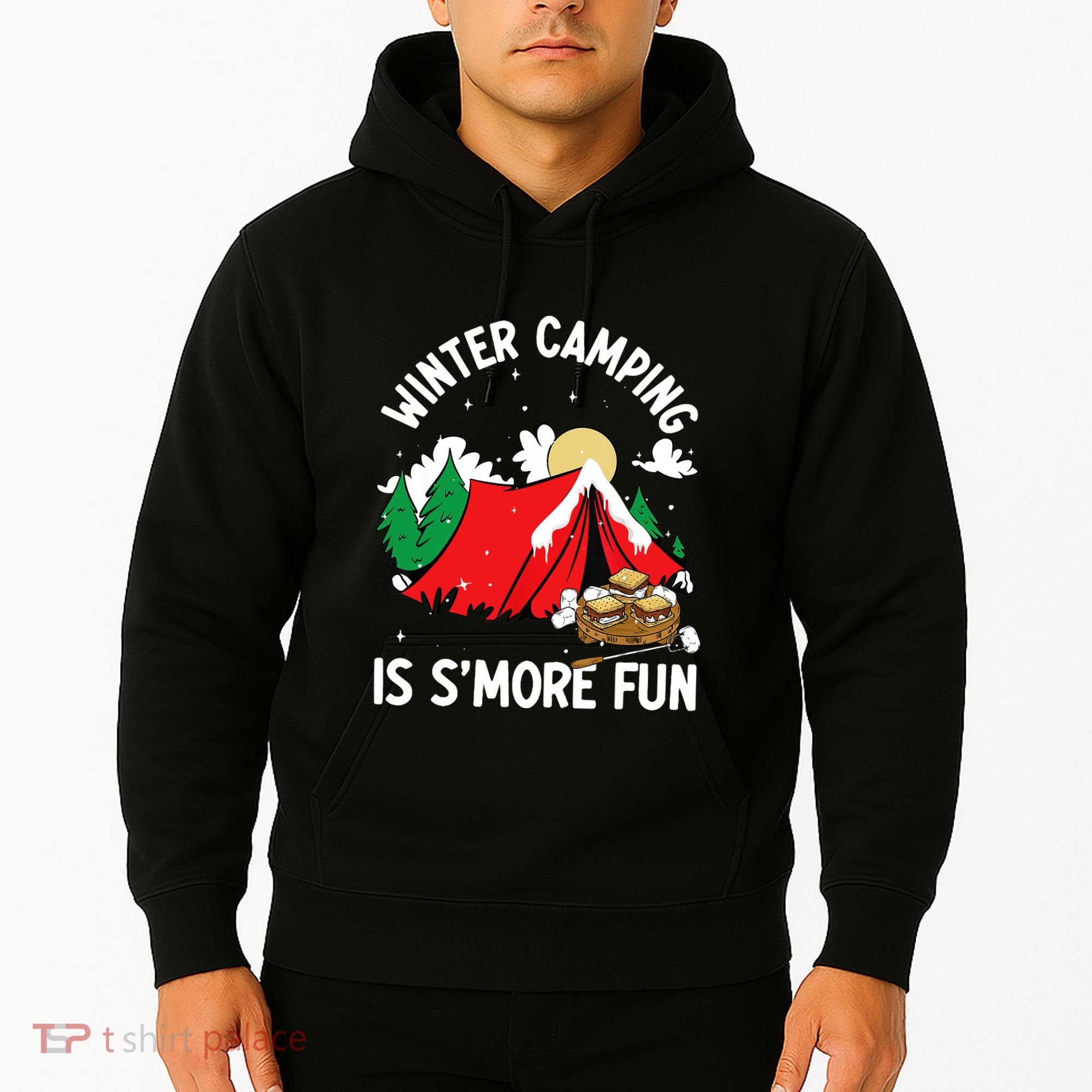 Winter Camping Is SMore Fun Smore Lover Campfire Vibes Camp Hoodie