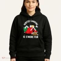 Winter Camping Is SMore Fun Smore Lover Campfire Vibes Camp Hoodie thumb 5