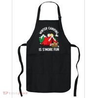 Winter Camping Is SMore Fun Smore Lover Campfire Vibes Camp Apron thumb 0