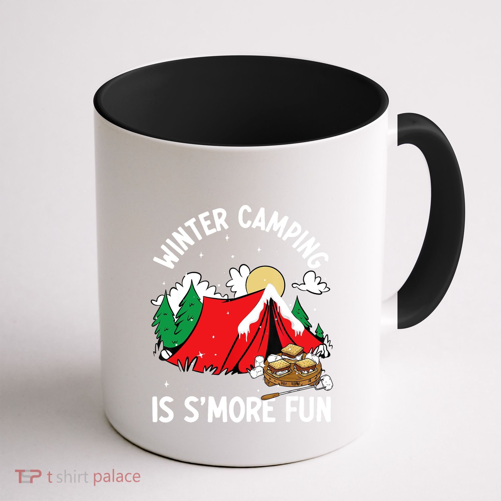 Winter Camping Is SMore Fun Smore Lover Campfire Vibes Camp Coffee Mug