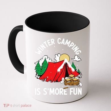 Winter Camping Is SMore Fun Smore Lover Campfire Vibes Camp Coffee Mug