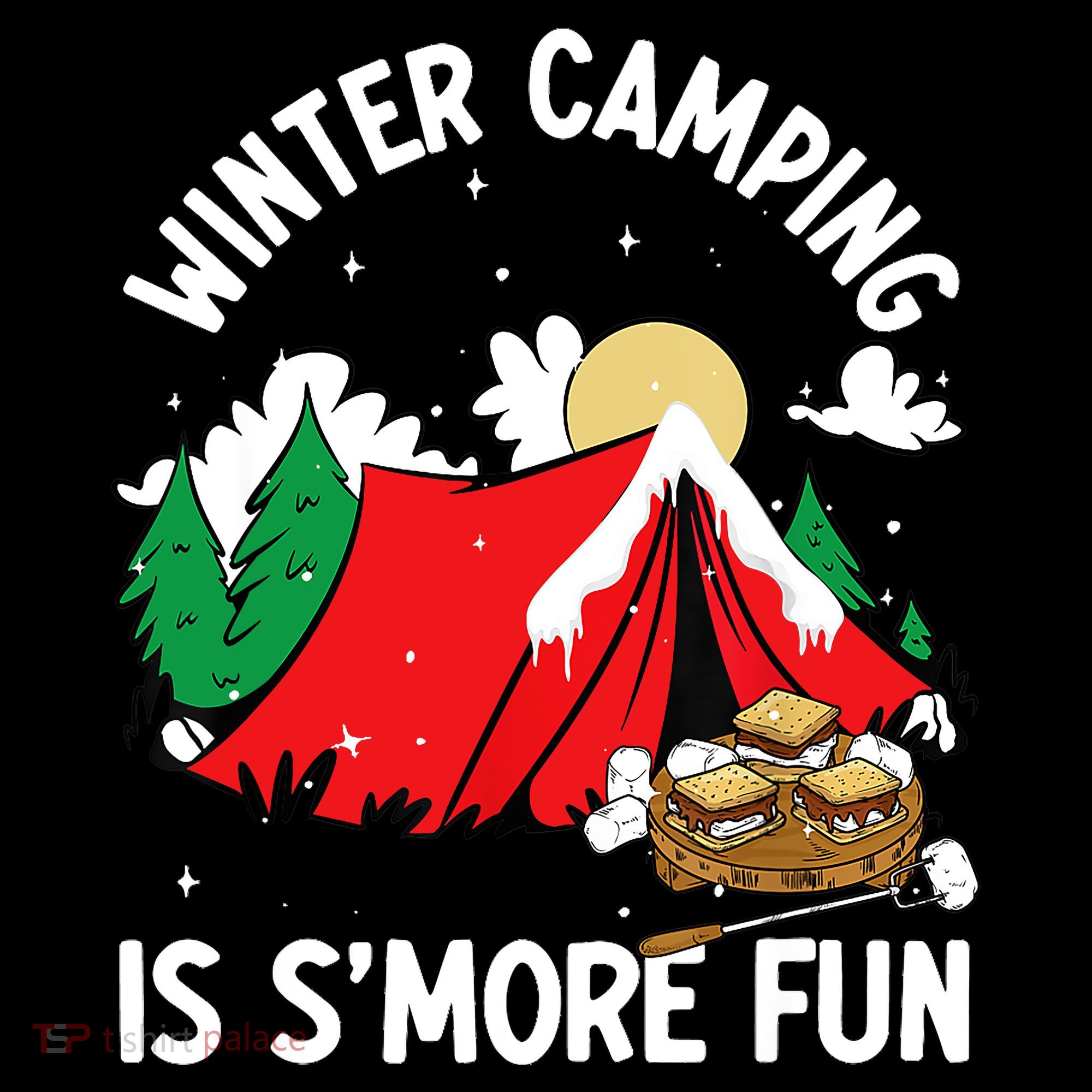 Winter Camping Is SMore Fun Smore Lover Campfire Vibes Camp Coffee Mug