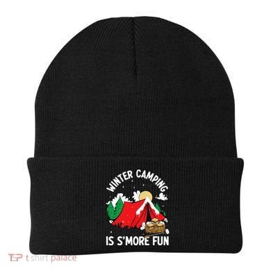 Winter Camping Is SMore Fun Smore Lover Campfire Vibes Camp Beanie
