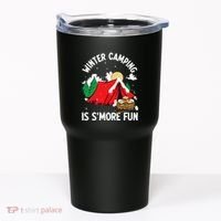 Winter Camping Is SMore Fun Smore Lover Campfire Vibes Camp Tumbler thumb 0