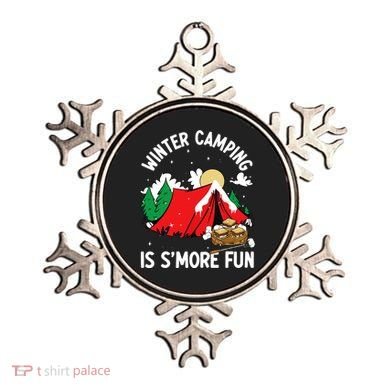Winter Camping Is SMore Fun Smore Lover Campfire Vibes Camp Ornament