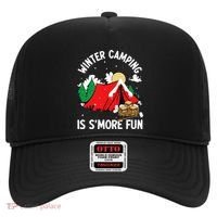 Winter Camping Is SMore Fun Smore Lover Campfire Vibes Camp Hat thumb 0