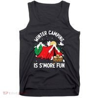 Winter Camping Is SMore Fun Smore Lover Campfire Vibes Camp Tank Top thumb 0