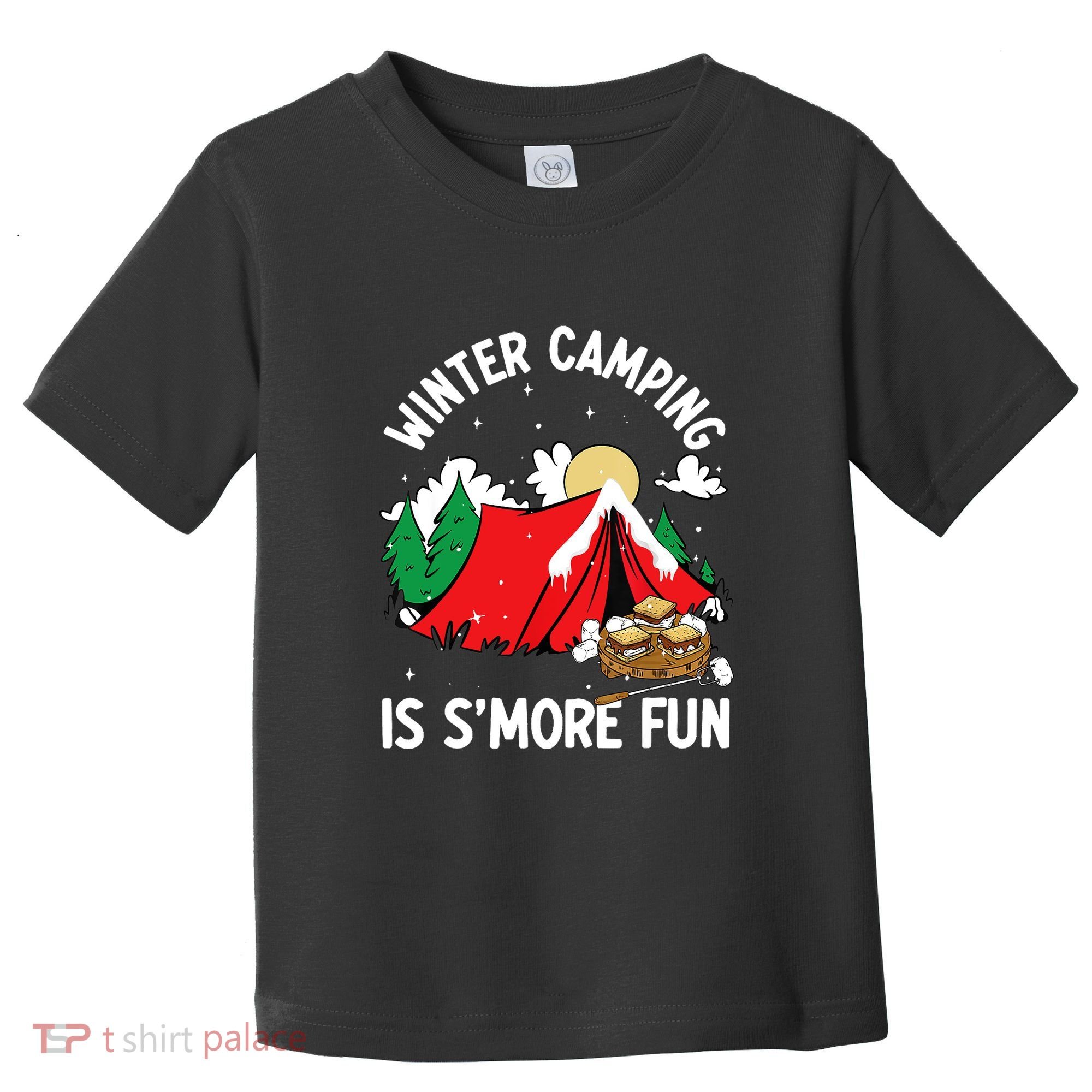 Winter Camping Is SMore Fun Smore Lover Campfire Vibes Camp Toddler T-Shirt